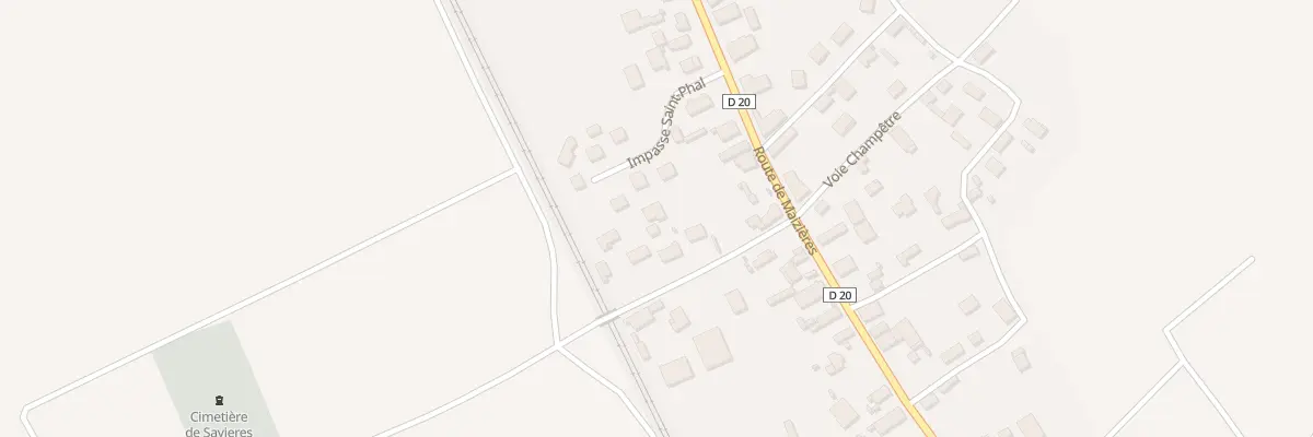 Plan du 101 Imp St Phal à Savières