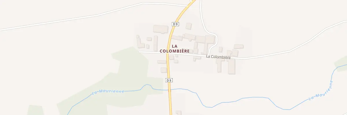 Plan du 6 La Colombiere à Corroy