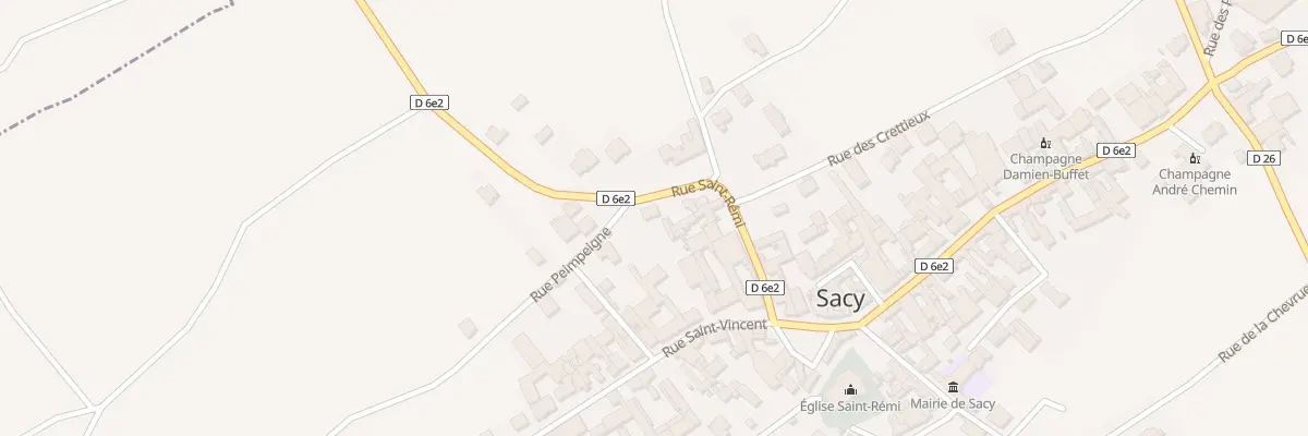 Plan du 7 Rue Saint Remi à Sacy