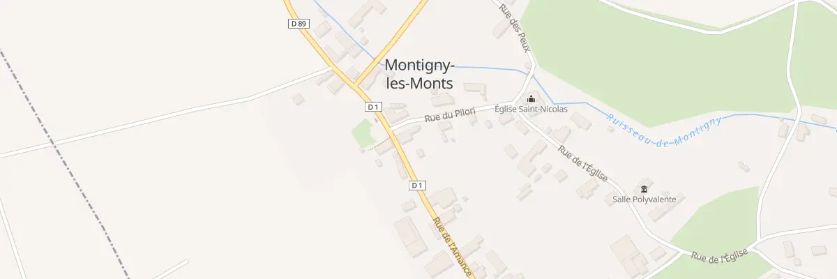 Plan du 1 Rue de l’Armance à Montigny-les-Monts