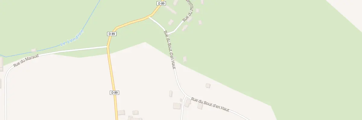 Plan du 5008 Rue Bout en Haut à Davrey