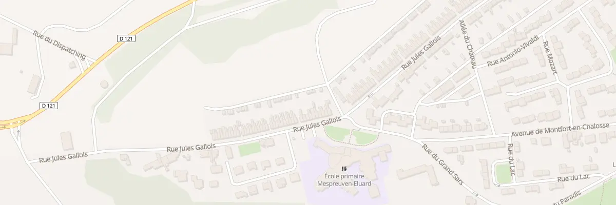 Plan du 458 Rue Jules Gallois à Louvroil