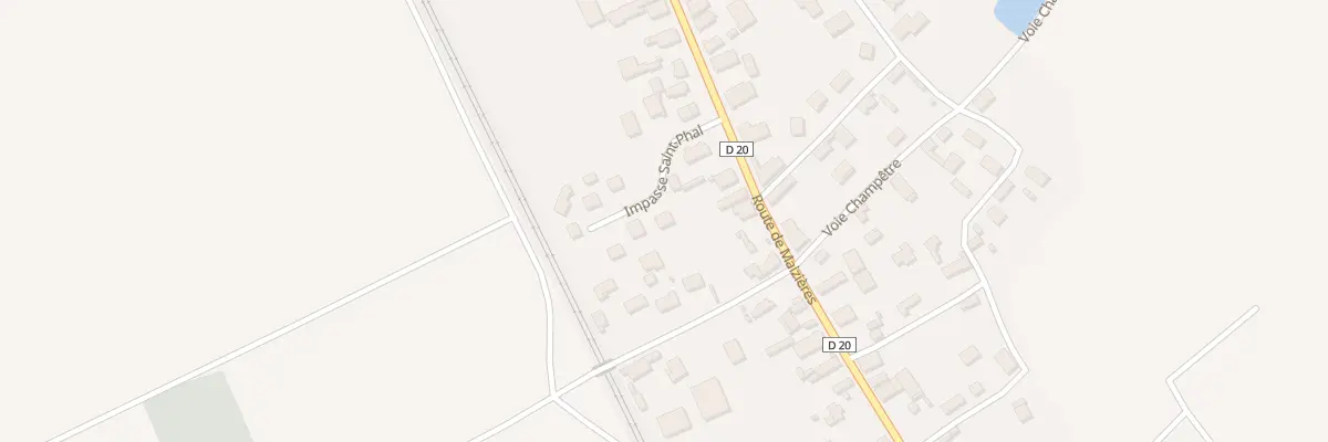 Plan du 77 Imp St Phal à Savières