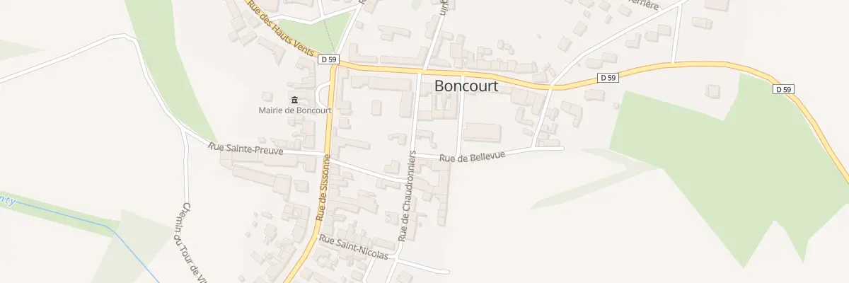 Plan du 1 Rue des Chaudronniers à Boncourt