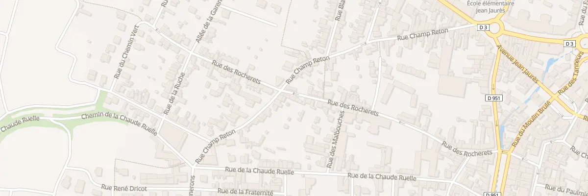 Plan du 29 Rue des Rocherets à Épernay