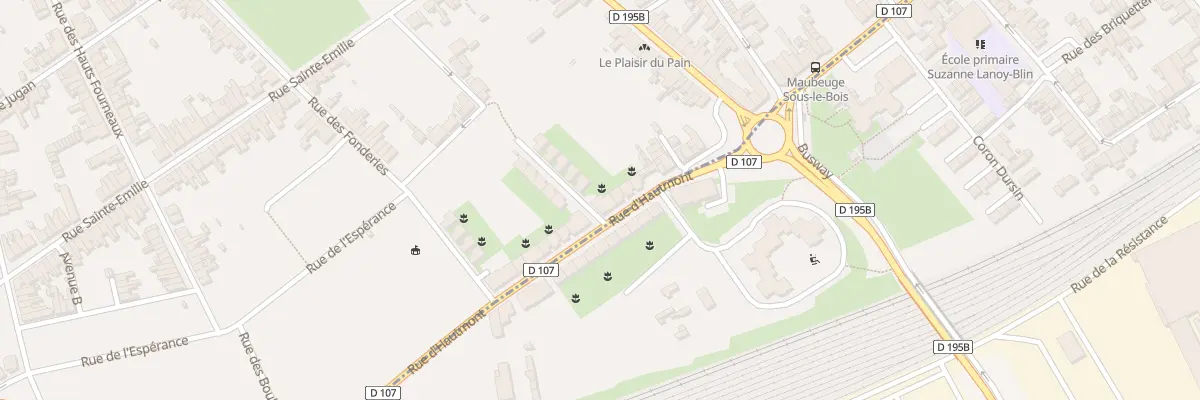 Plan du 264B Rue d’Hautmont à Maubeuge