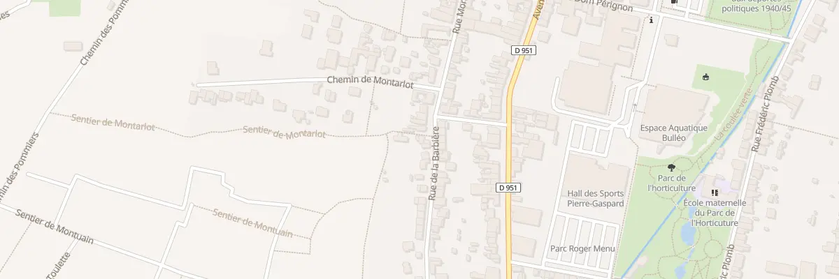 Plan du 6 Rue de la Barbière à Épernay