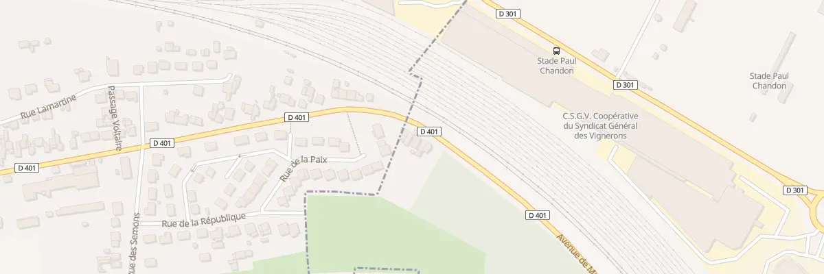 Plan du 77 Rte de Mardeuil à Épernay