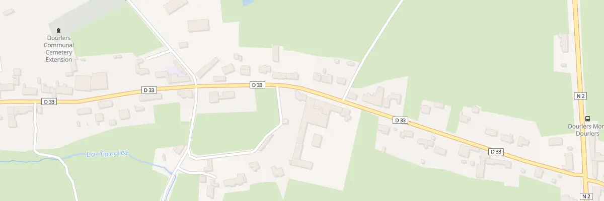 Plan du 34 Rue d’Arouzies à Dourlers