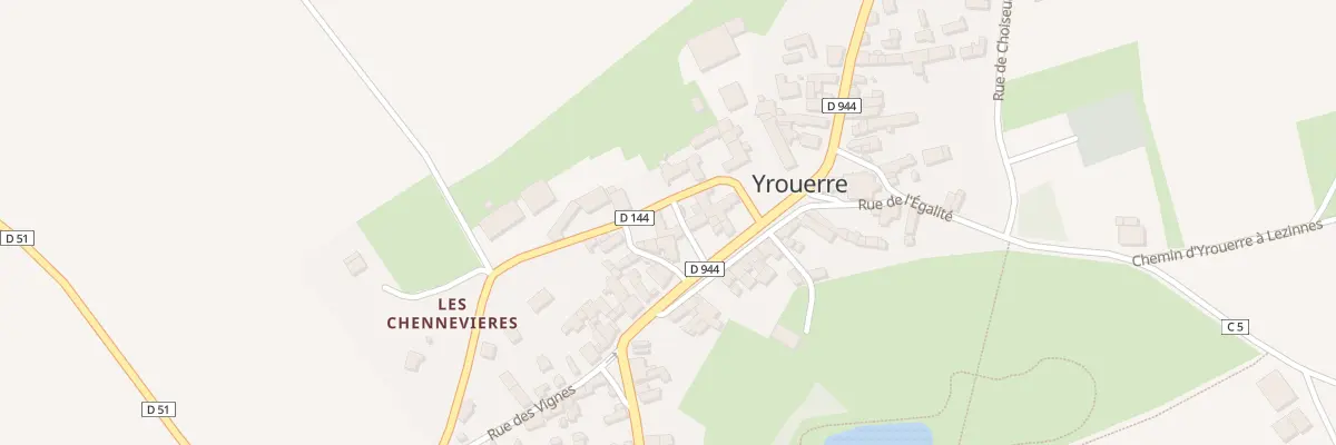 Plan du 1 Rue du Porche à Yrouerre