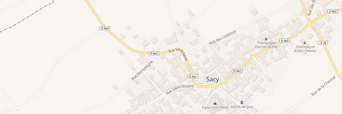 Plan du 5 Rue Saint Remi à Sacy