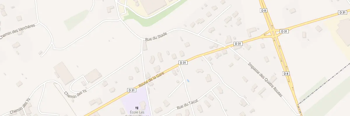 Plan du 776 Rte de la Gare à Saint-Alban-les-Eaux