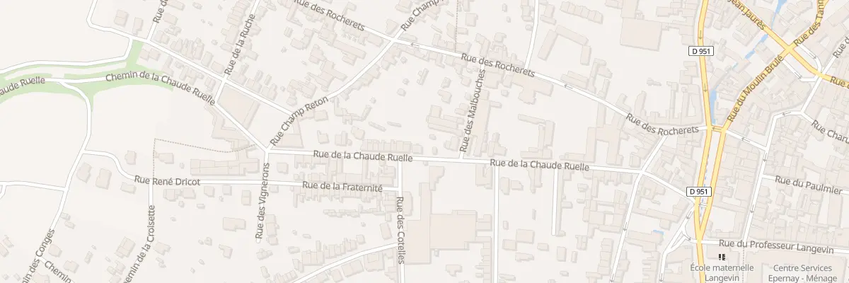 Plan du 28 Rue de la Chaude Ruelle à Épernay