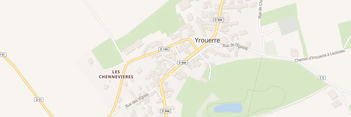 Plan du 108 Le Village à Yrouerre