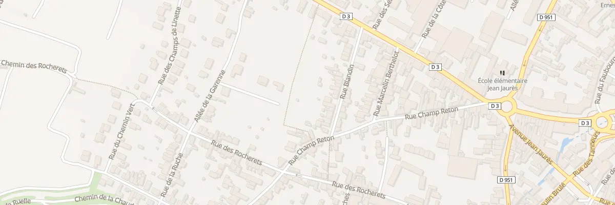 Plan du 34 Rue Blandin à Épernay