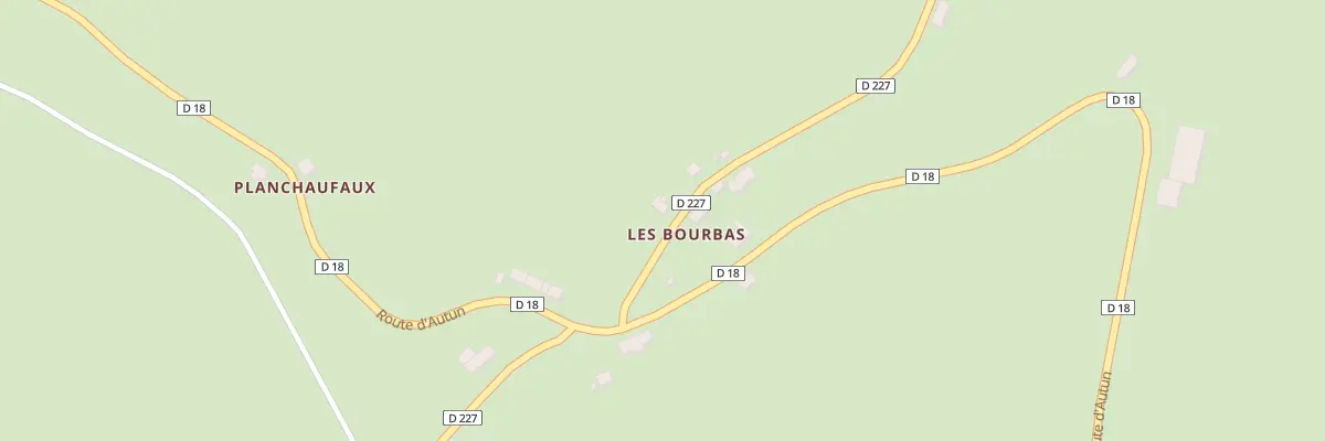 Plan du 38 Rte des Bourbas à Villapourçon