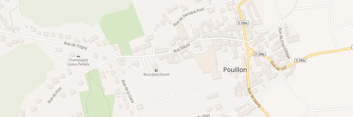 Plan du 19 Rue Haute à Pouillon