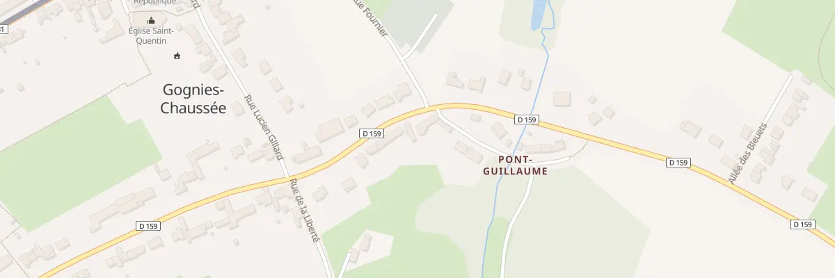 Plan du 12 Rue Albert d’Hendecourt à Gognies-Chaussée