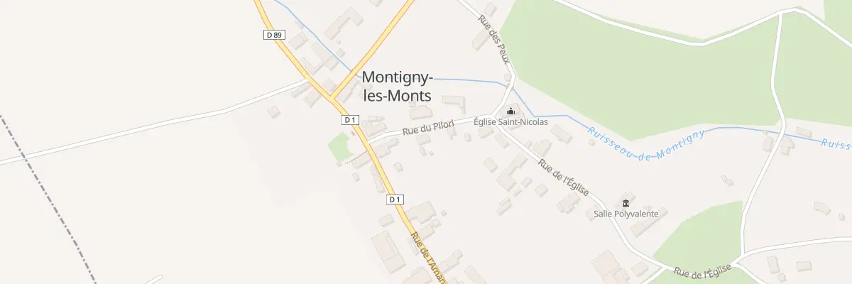 Plan du 2 Rue du Pilori à Montigny-les-Monts