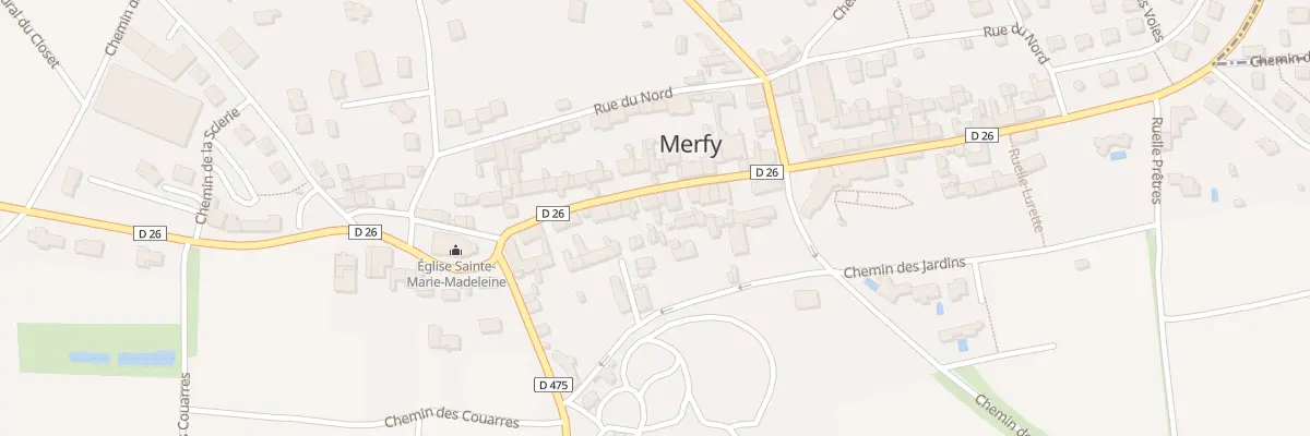 Plan du 20 Gr Grande Rue à Merfy