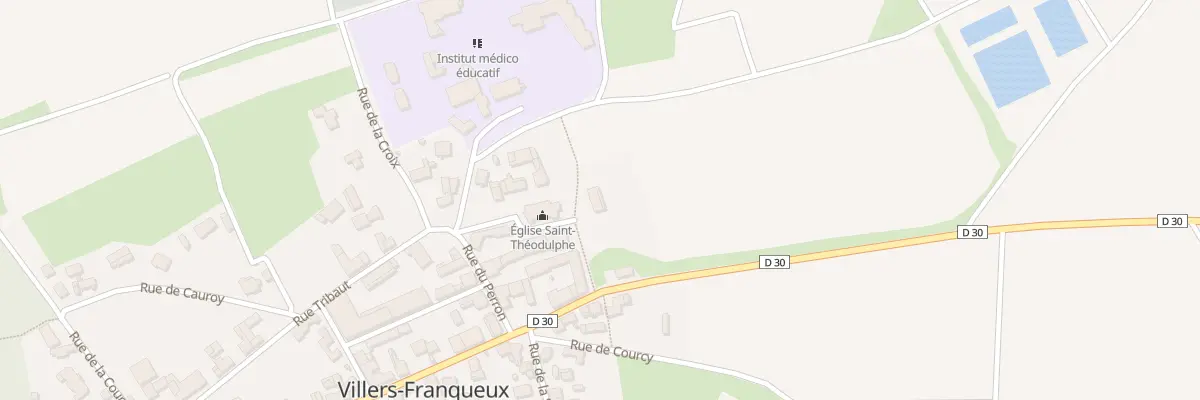 Plan du 9000 Rue de la Roulette à Villers-Franqueux