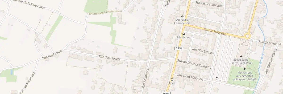 Plan du 64 Rue de Champrot à Épernay
