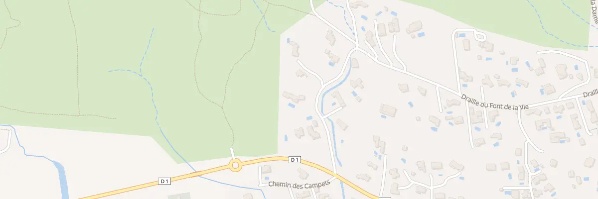 Plan du 44 Dra de la Font de la Vie à Saint-Bauzille-de-Montmel