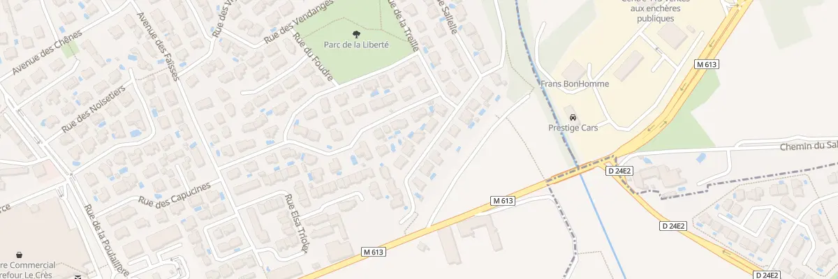 Plan du 30 Rue de Sallelle au Crès