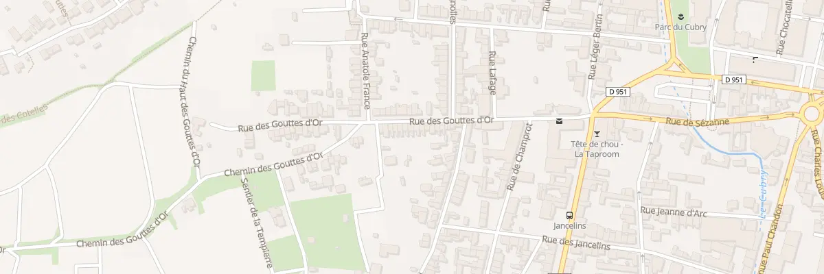 Plan du 23 Rue des Gouttes d’Or à Épernay