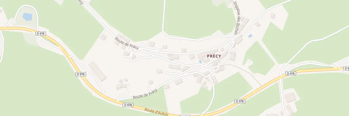 Plan du 18 Rte de Précy à Château-Chinon (Campagne)