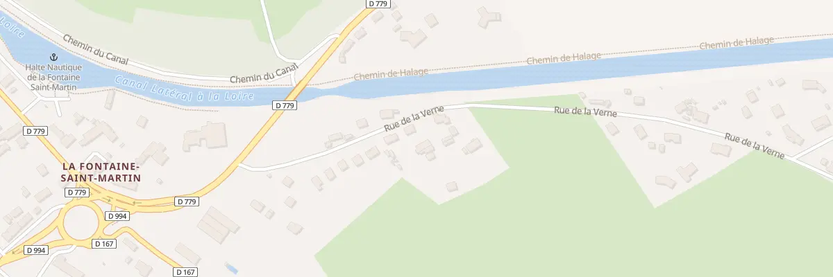 Plan du 22 Rue de la Verne à Molinet