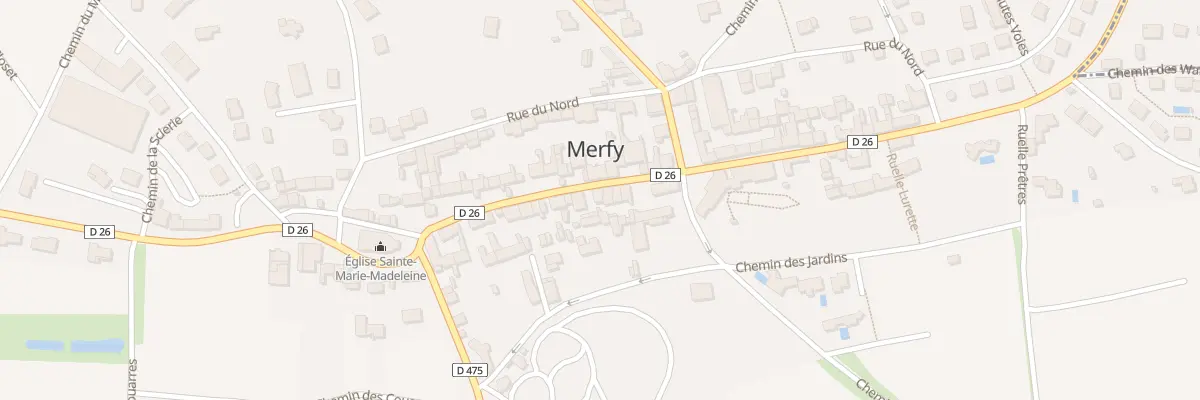 Plan du 24 Gr Grande Rue à Merfy