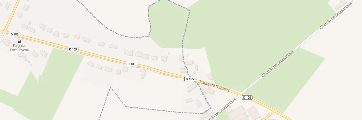 Plan du 181B Rue Jean Jaurès à Feignies