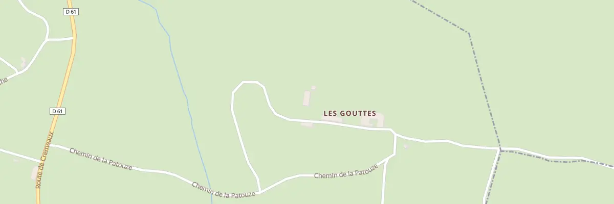 Plan du 780 Che de la Patouze à Luré