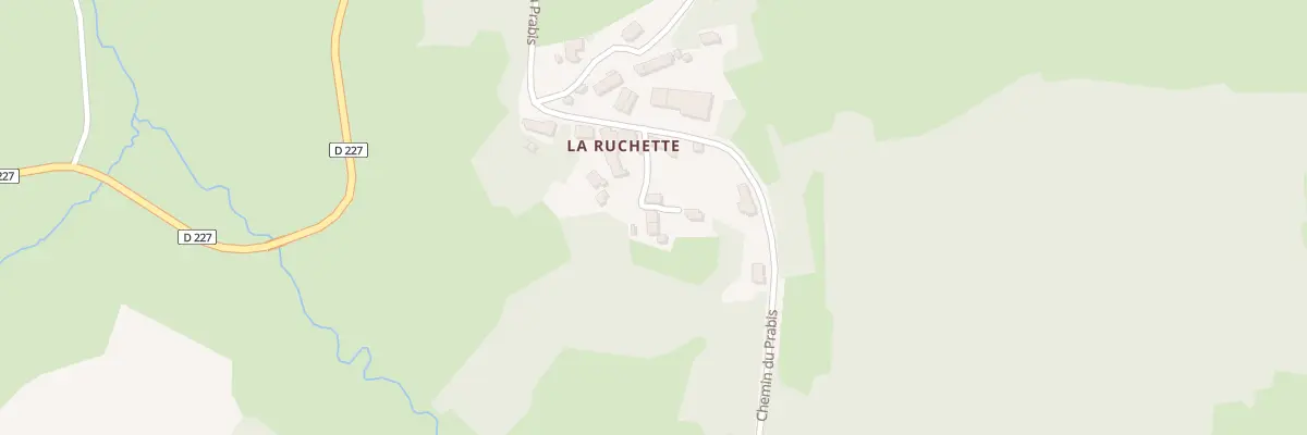 Plan du 14 Che du Ruisseau à Villapourçon
