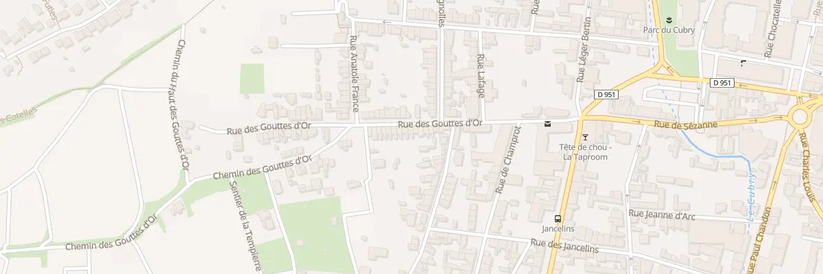 Plan du 19 Rue des Gouttes d’Or à Épernay
