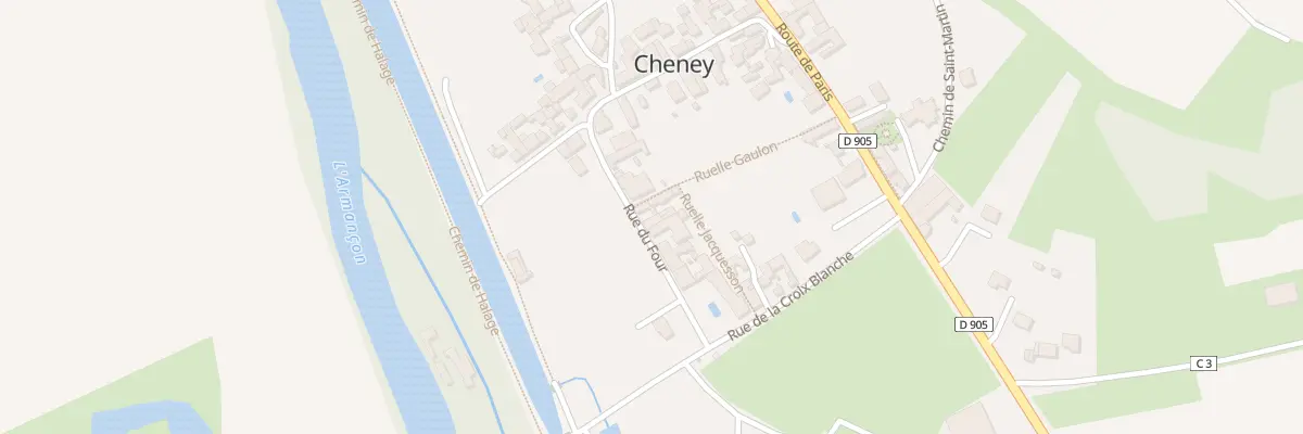 Plan du 6 Rue du Four à Cheney