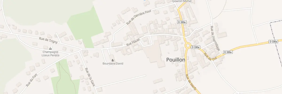 Plan du 15 Rue Haute à Pouillon
