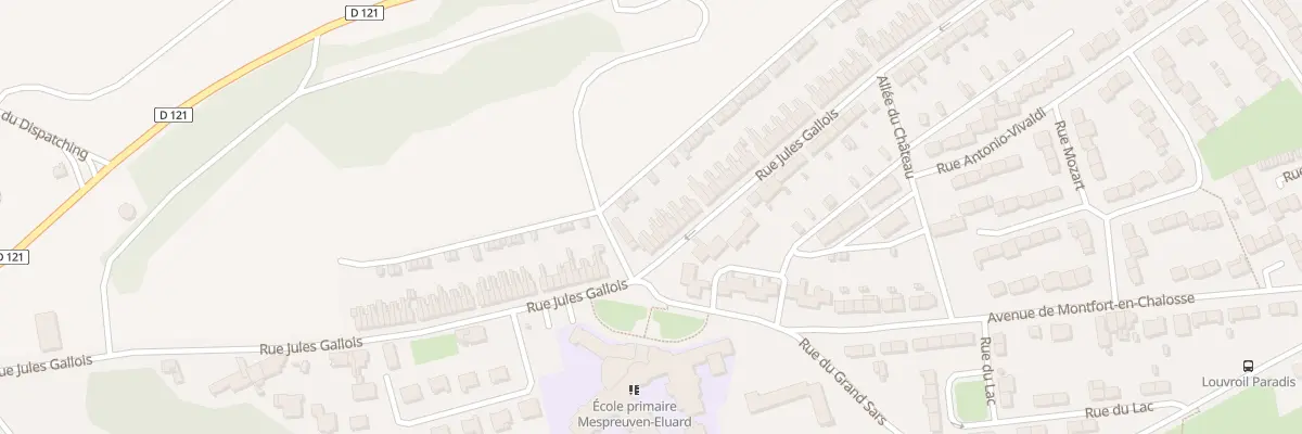 Plan du 430 Rue Jules Gallois à Louvroil