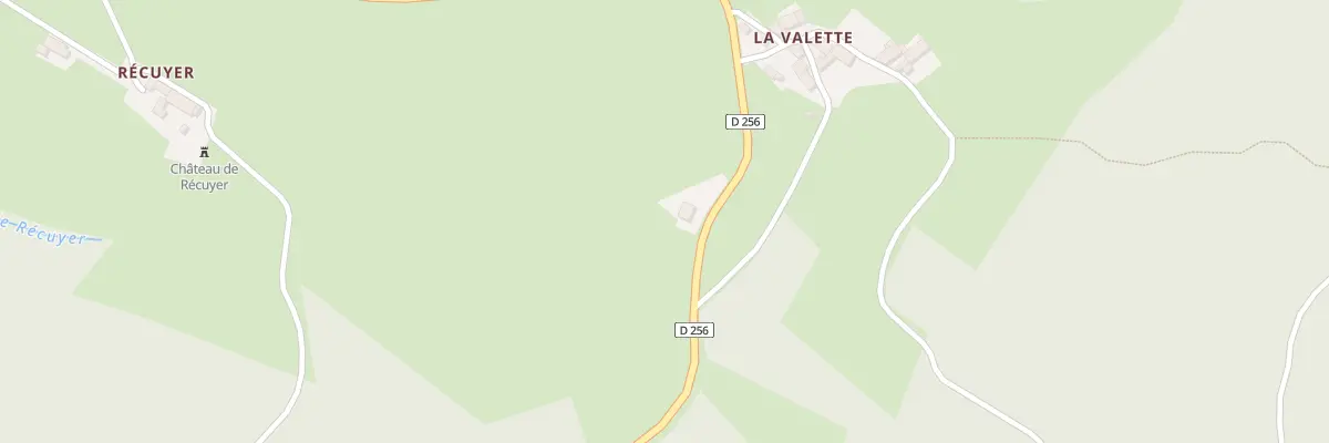 Plan du 5278 La Vallette à Saillant