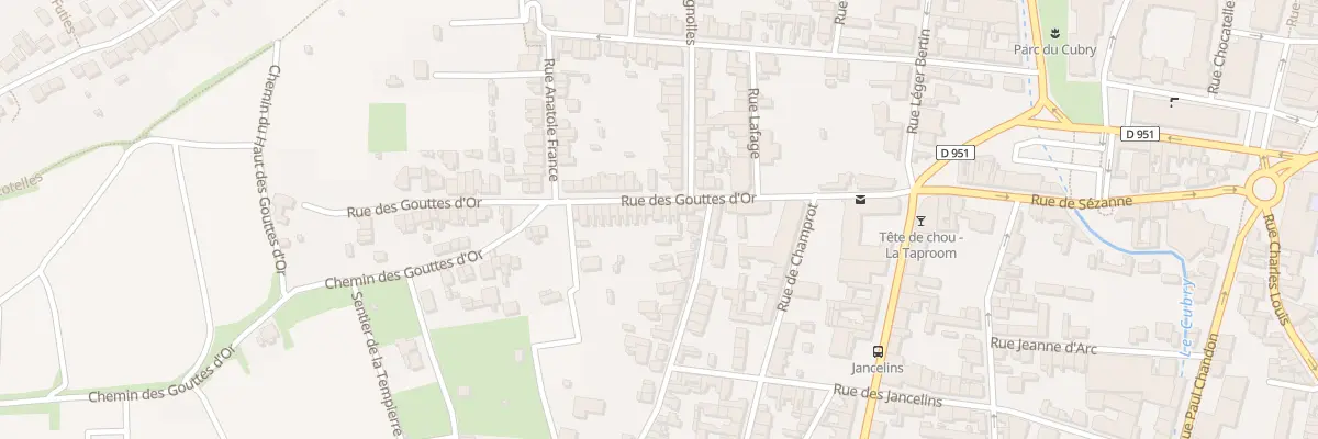 Plan du 15 Rue des Gouttes d’Or à Épernay