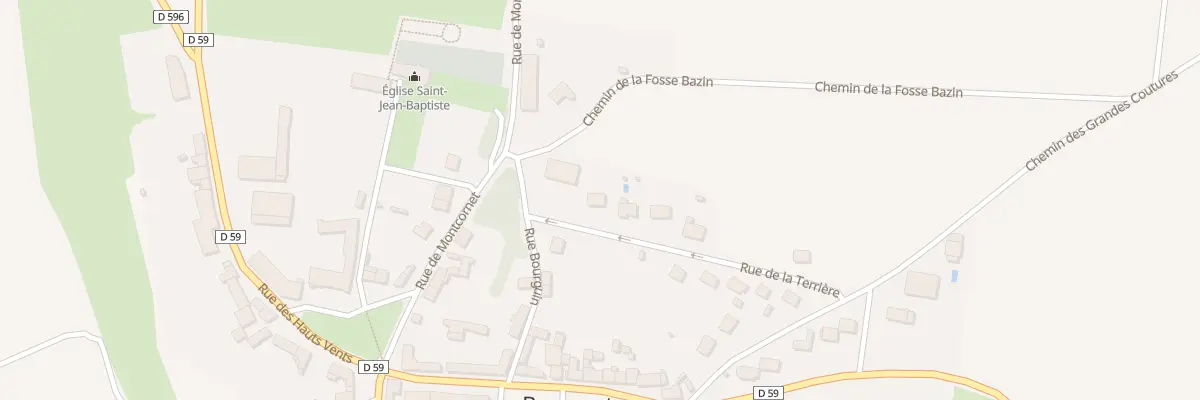 Plan du 16 Rue de la Terriere à Boncourt