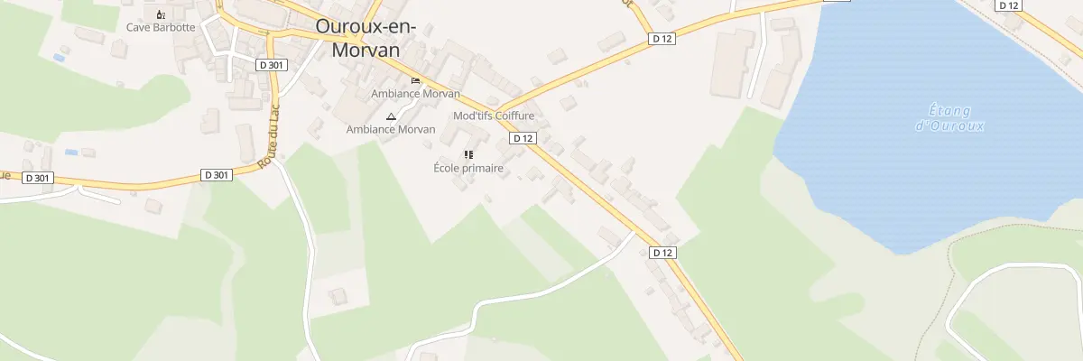 Plan du 7 Av de la Croix de la Mission à Ouroux-en-Morvan