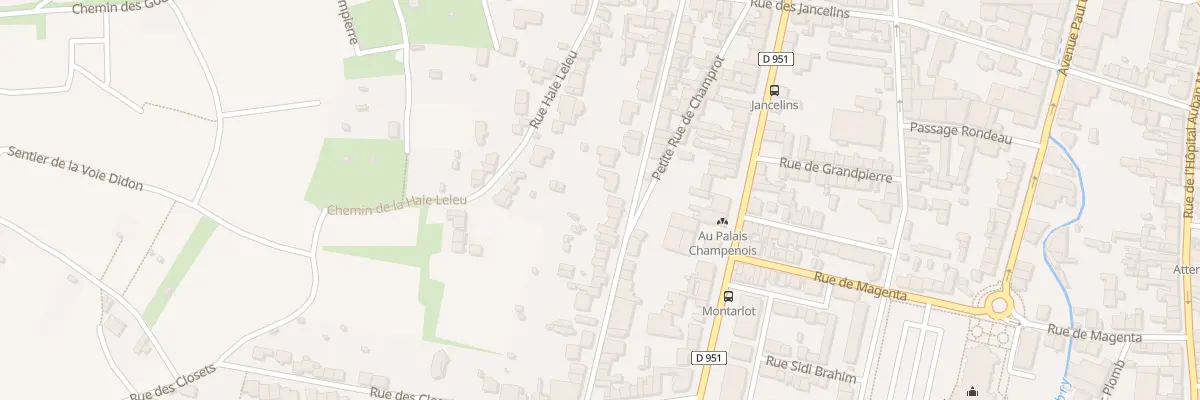 Plan du 42 Rue de Champrot à Épernay