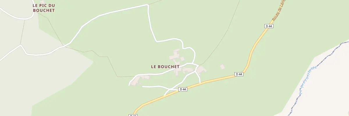 Plan du 172 Che du Bouchet à Roche-en-Forez