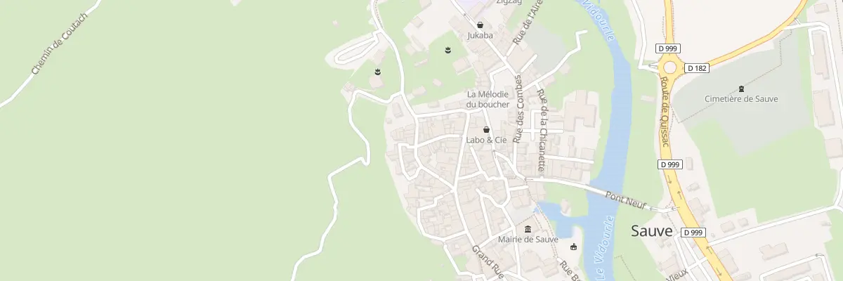 Plan du 14 Rue du Terrail à Sauve