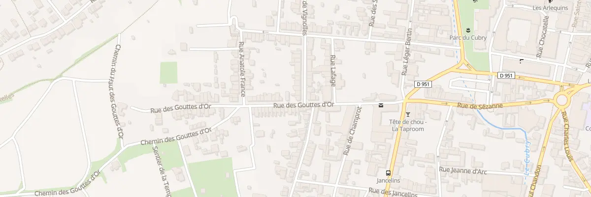 Plan du 8 Rue des Gouttes d’Or à Épernay