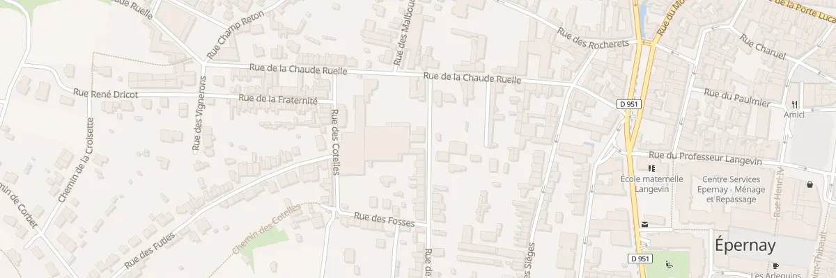 Plan du 10 Rue de Vignolles à Épernay