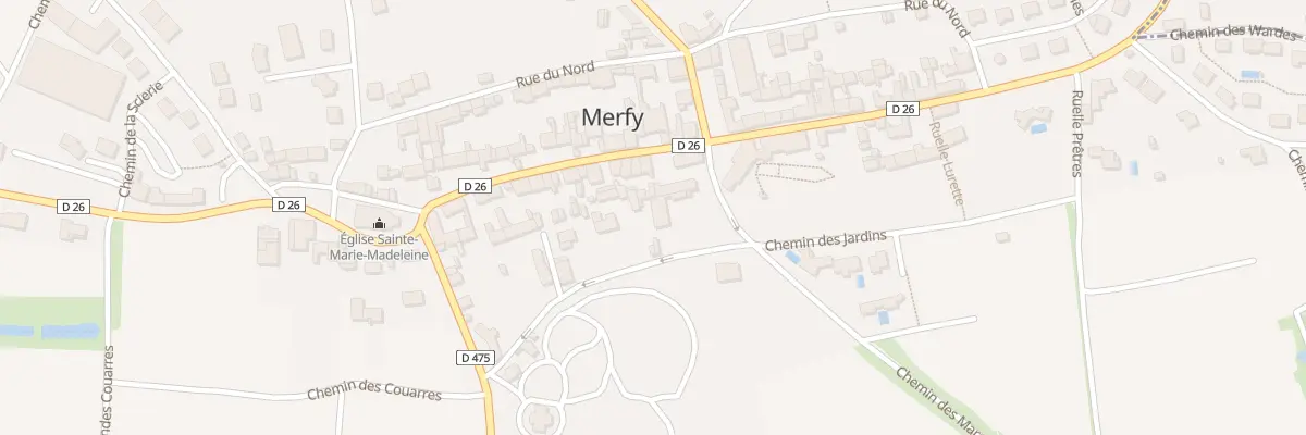 Plan du 30 Gr Grande Rue à Merfy