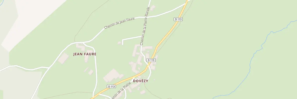 Plan du 5052 Dovezy à Lérigneux